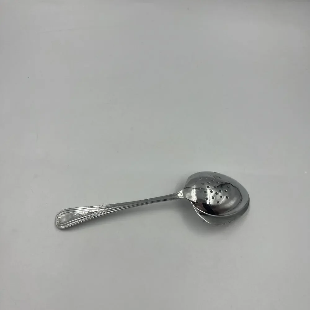 Vintage Sipelia Strainer Spoon Stainless‎ Chromium Plate Sheffield England